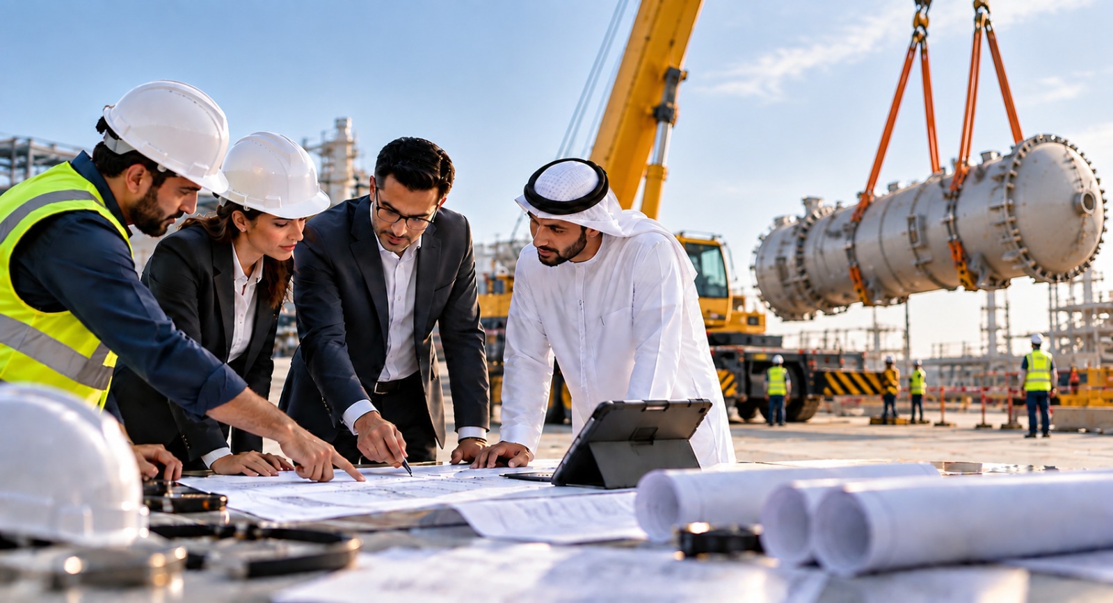 Utmost Gulf team supporting client projects